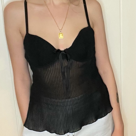 Donna Loren top, installed bra - Picture 1 of 2